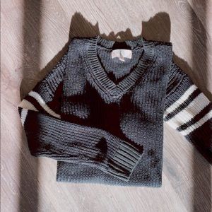 Soft striped jersey sweater ✨